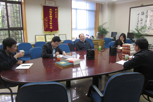 秦荣生书记带队拜访财政部机关党委调研研究生党建工作